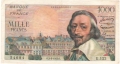 France 2 1000 Francs,  5. 4.1956